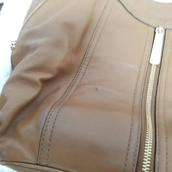 michael Kors Satchel Purse Brown Tan - Picture 9 of 14